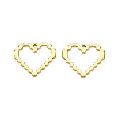 Ion Plating(IP) 201 Stainless Steel Pendants STAS-T063-173G-1