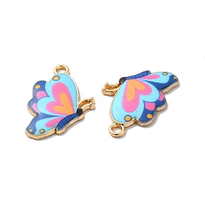 Alloy Enamel Pendants ENAM-D043-03G-02-1