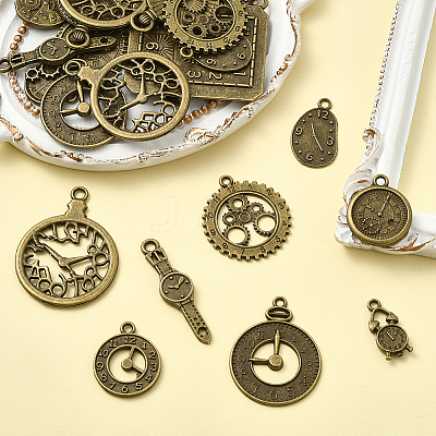 1 Bags Tibetan Style Alloy Pendants FIND-SC0018-06AB-1