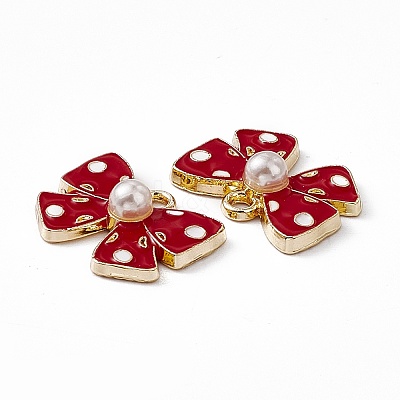 Alloy Enamel Pendants PALLOY-P287-05LG-02-1