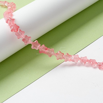 Transparent Glass Beads Strand GLAA-F112-02A-1