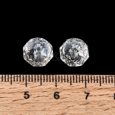 Electroplate Transparent Round Glass Beads GL-CBA6A73-01-1