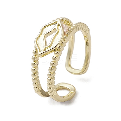 Brass Adjustable Open Rings RJEW-K257-87A-G-1