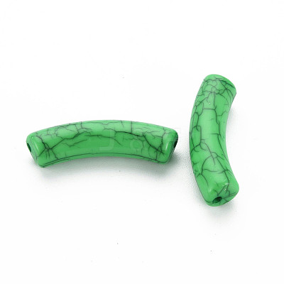Opaque Crackle Acrylic Beads MACR-S372-002N-007-1