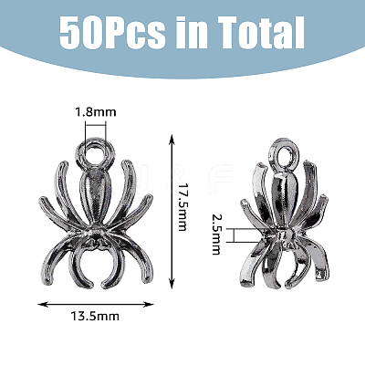 50PCS Alloy Pendants PALLOY-DC0001-65-1