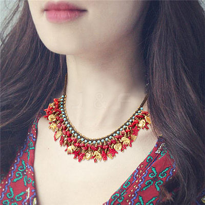 Bib Necklaces JN949A-1