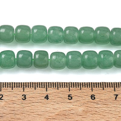 Natural Green Aventurine Beads Strands GG-CBA9281-D01-7x8mm-1