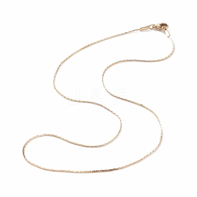 304 Stainless Steel Chain Necklaces MAK-L015-19G-1