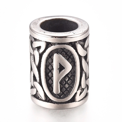 304 Stainless Steel European Beads OPDL-G010-06AS-02P-1