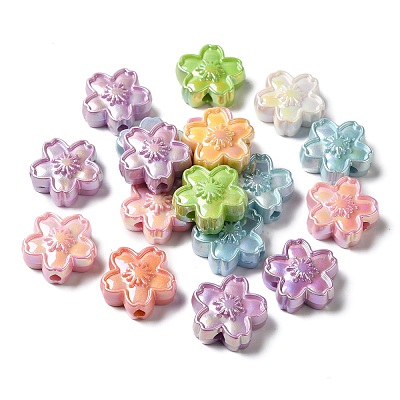 UV Plating Acrylic Beads MACR-A010-06-1