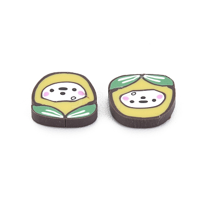 Autumn Theme Handmade Polymer Clay Cabochons CLAY-N006-126-1