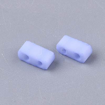 2-Hole Baking Paint Glass Seed Beads SEED-S023-17B-30-1