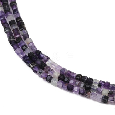 Natural Fluorite Beads Strands LS-G-RM2025-C42-B-1