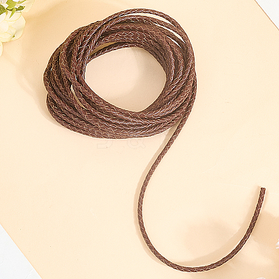 5 Yards Braided Leather Cord WL-CL0001-02B-1