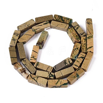 Natural Verdite Stone Beads Strands G-T141-101-1