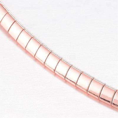 304 Stainless Steel Necklaces NJEW-D274-01RG-1