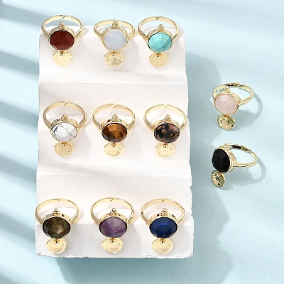 Brass Cuff Rings for Women GG-CBA7610-10G-1