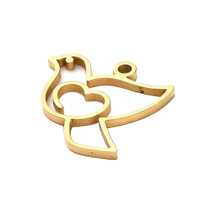 304 Stainless Steel Pendants STAS-M117-02A-G-1