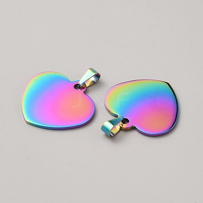 Heart/Flat Round/Teardrop Alloy Pendants FIND-WH0139-321A-RC-1