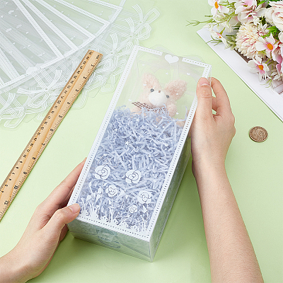 Printed Transparent PVC Packaging Boxes CON-WH0816-010A-1