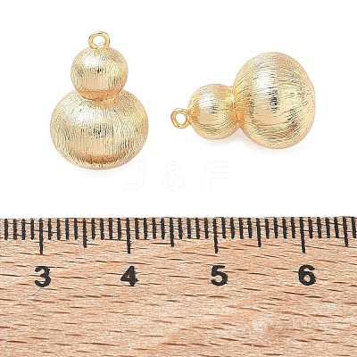 Textured Brass Pendants KK-C172-19G-1