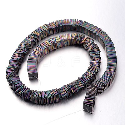 Electroplate Non-magnetic Synthetic Hematite Bead Strands G-F300-20B-F02-1