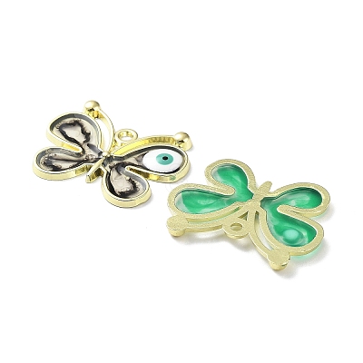 Alloy Enamel Pendants FIND-E043-03KCG-1