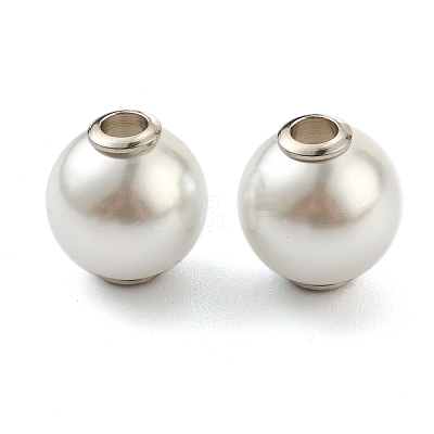 Plastic Imitation Pearl Beads STAS-Z009-01A-P-1