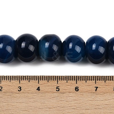 Dyed Natural Agate Beads Strands G-U030-A01-01-1