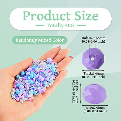 50g Glass Seed Beads SEED-TA0001-67D-1