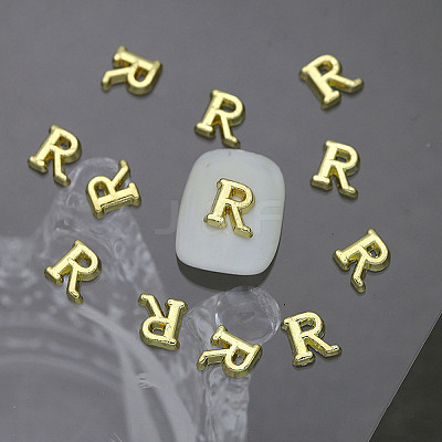 Alloy 26 Letter Shapes Nail Art Decoration MRMJ-WH0114-001-18-1
