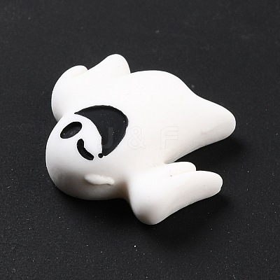Ghost Opaque Resin Cabochons RESI-F031-10-1