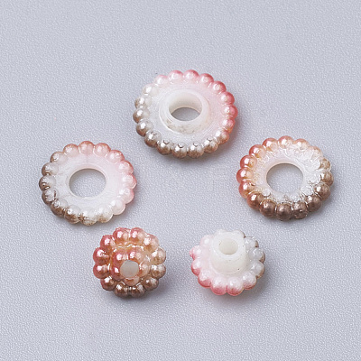 Imitation Pearl Acrylic Beads OACR-T004-10mm-19-1