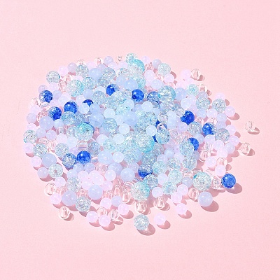 DIY Round Acrylic Beads Bracelets Making Kits DIY-FS0007-02A-1
