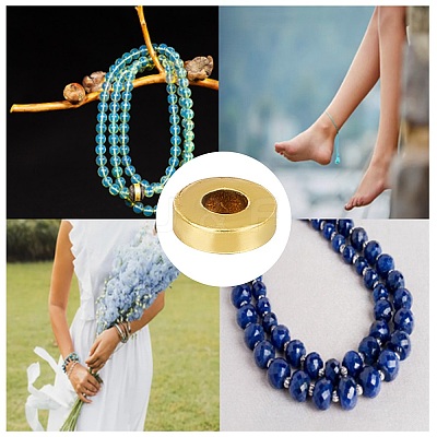 300Pcs 6 Colors Tibetan Style Alloy Spacer Beads TIBEB-GO0001-02-1