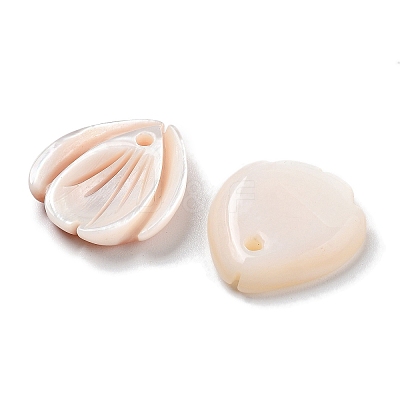 Natural Freshwater Shell Pendants SHEL-D082-04A-1