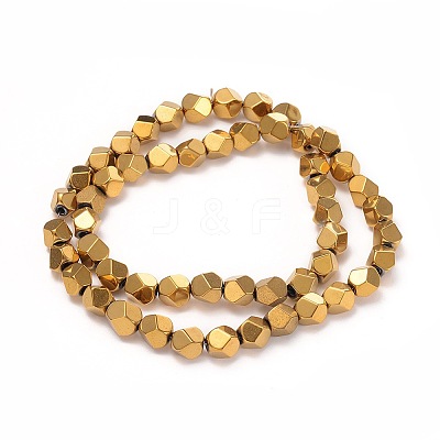 Electroplate Non-magnetic Synthetic Hematite Beads Strands G-I260-06B-1