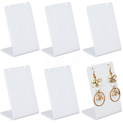 12Pcs Acrylic Earring Display Stands EDIS-CP0001-02-1