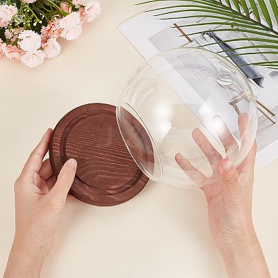 Glass Dome Cover AJEW-WH0401-76A-1