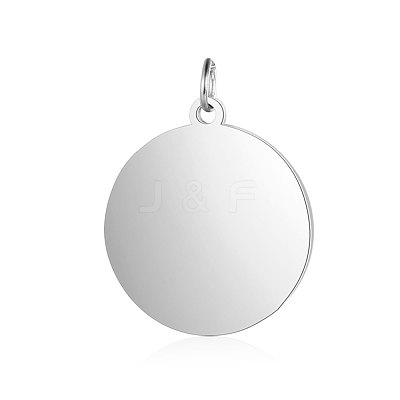 Tarnish Resistant 304 Stainless Steel Pendants STAS-S105-T638-1-20-1