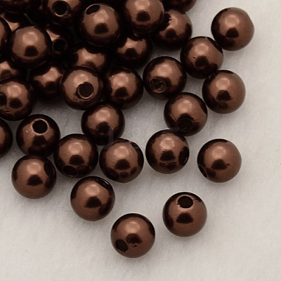 Imitation Pearl Acrylic Beads PL609-06-1