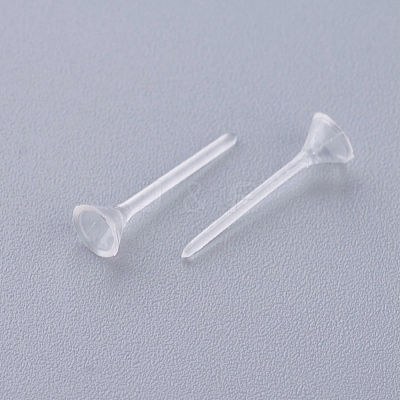 Plastic Stud Earring Findings KY-G006-02-4m-1