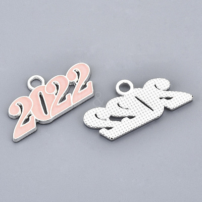 Alloy Enamel Pendants PALLOY-N160-001-04S-RS-1