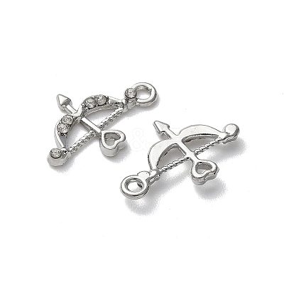 Alloy Rhinestone Pendants FIND-L024-12P-1