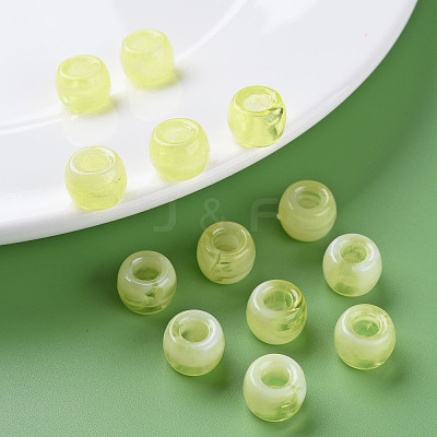 Acrylic European Beads MACR-S375-002A-08-1