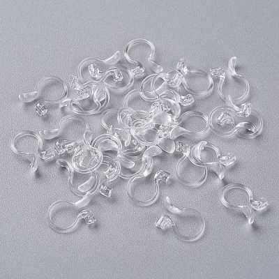 Plastic Clip-on Earring Converters Findings KY-K012-04-1