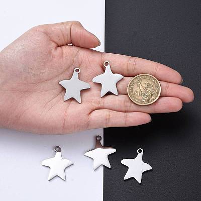 Tarnish Resistant 304 Stainless Steel Pendants STAS-I140-13S-1
