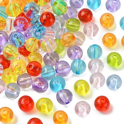 Transparent Acrylic Beads MACR-YW0002-72C-1