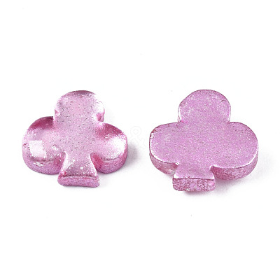 Spray Painted Transparent Resin Cabochons CRES-S302-61C-1