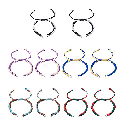 5Pcs Nylon Thread Bracelets Making AJEW-TAC00109-1